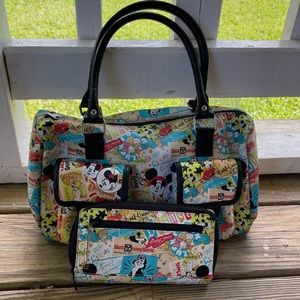 Disney Parks Wally Disney World Handbag and Wallet